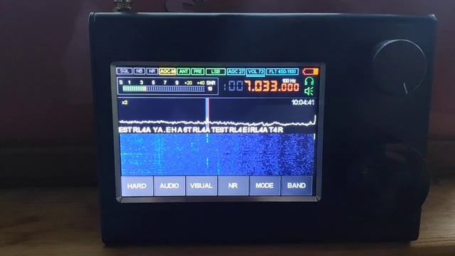 Декодер азбуки Морзе на малахит dsp. Прошивка 099t смотреть онлайн