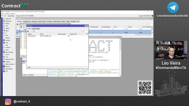 CONFIGURANDO IPV6 NO MIKROTIK DHCPv6 EVE-NG 6to4 | LEONARDO VIEIRA смотреть онлайн