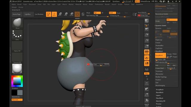 We 3D Printed Bowsette?! смотреть онлайн