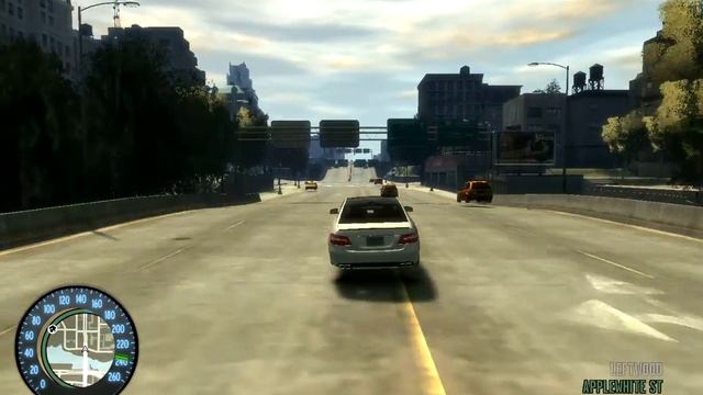 GTA IV Mercedes E Class Top Speed Crash 720P HD смотреть онлайн