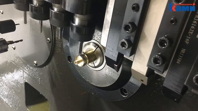 Автомат продольного точения SKM TCM | КАК ОБРАБАТЫВАЕТСЯ СЛОЖНАЯ ДЕТАЛЬ смотреть онлайн