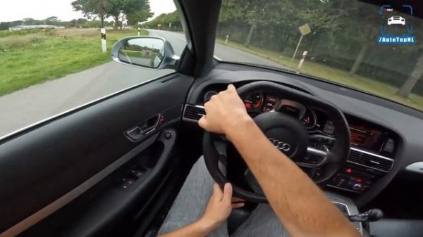 AUDI RS6 C6 V10 BiTurbo 780лс на автобане POV