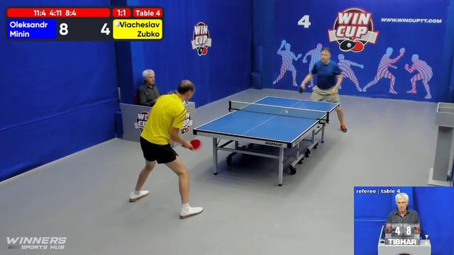 10:30 Минин Александр 2-3 Зубко Вячеслав стол 4 Ю-1 14.06.22 смотреть онлайн