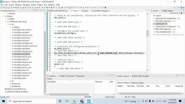 3 - STM32 GPIO HAL programming смотреть онлайн