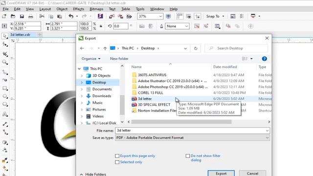 How to save CORELDRAW job in different file formats смотреть онлайн