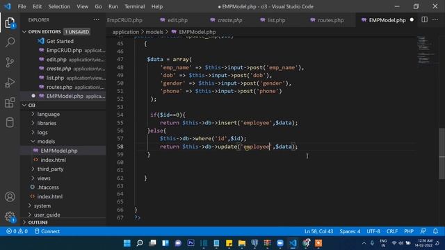 4 .Insert Update Delete using CodeIgniter and PostgreSQL | CodeIgniter PostgreSQL CRUD смотреть онлайн