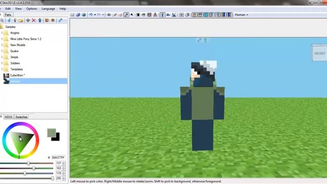 Minecraft Speed Drawing - Kakashi Hatake (Naruto) Skin + Free Download смотреть онлайн