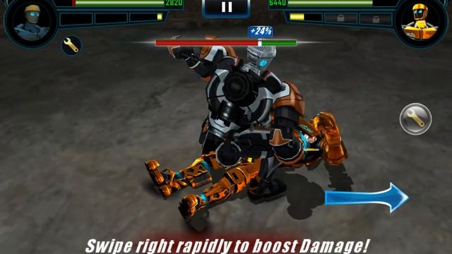 REAL STEEL WRB ATOM VS ATOM GOLD New Robots UPDATE (Живая сталь) смотреть онлайн