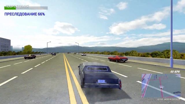 The Driver: Syndicate — Chase And Crash-test Cadillac Fleetwood Brougham '86