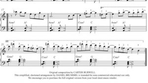 BELLA'S LULLABY (Twilight) - Carter Burwell SIMPLE PIANO SHEET MUSIC