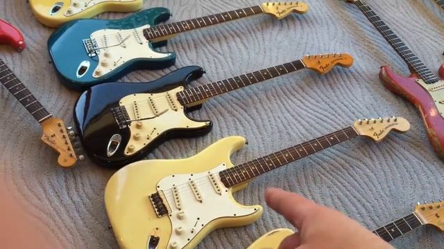 1961 to 1970 Custom Color Finished Vintage Fender Stratocaster Review Eddie Vegas смотреть онлайн