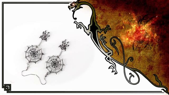 АРАХНА ~ ГОТИЧЕСКИЕ СЕРЬГИ С АЖУРНЫМИ ПАУТИНКАМИ И ПАУЧКАМИ БИЖУТЕРИЯ ДЛЯ НЕФОРМАЛОВ 1351 смотреть онлайн