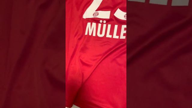 2013-2014 FC Bayern Munich home long sleeve Thomas Muller football jersey unboxing/review смотреть онлайн