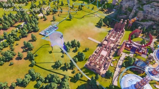 Park Beyond | Building a Roller Coaster - Alpha Gameplay Footage смотреть онлайн
