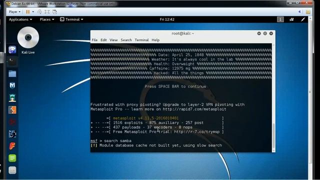 How to gain root access in metasploitable2 using samba version 3.X смотреть онлайн