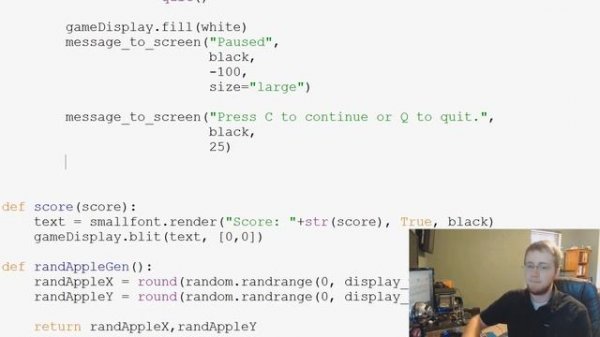 Pygame (Python Game Development) Tutorial - 39 - Pausing the Game