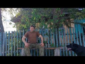 Купил дом у реки! Обзор гаража, бани! Жизнь в деревне, Дом в деревне