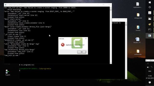 NS2 TCP/UDP Wired program-ECE Computer Network Lab. смотреть онлайн