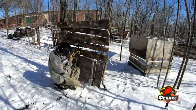 Пейнтбол 23 февраля. смотреть онлайн