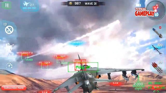 #14 Ace Fighter Modern Air Combat Game (by Parsis Games) Typical Android Gameplay (HD). смотреть онлайн