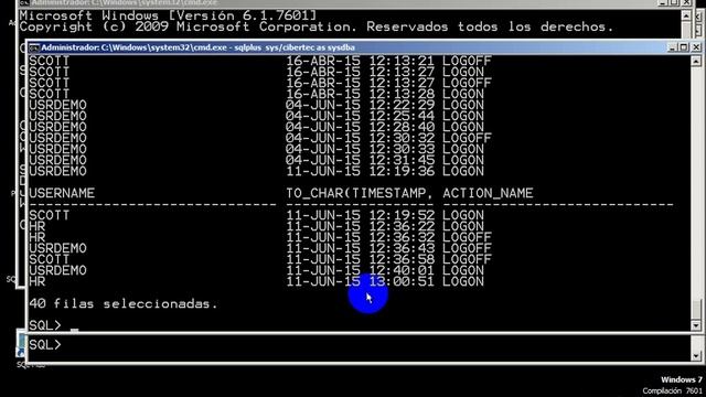Oracle Database: Auditoría (Part 3) смотреть онлайн