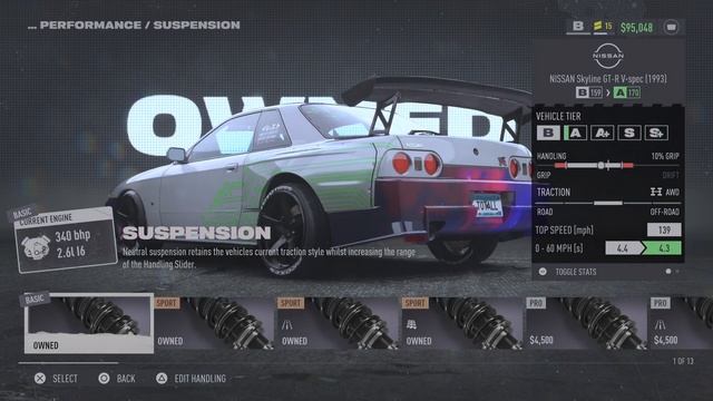 Need for Speed Unbound Best 1993 ￼ Legit￼ NISSAN GTR V (B Class) смотреть онлайн