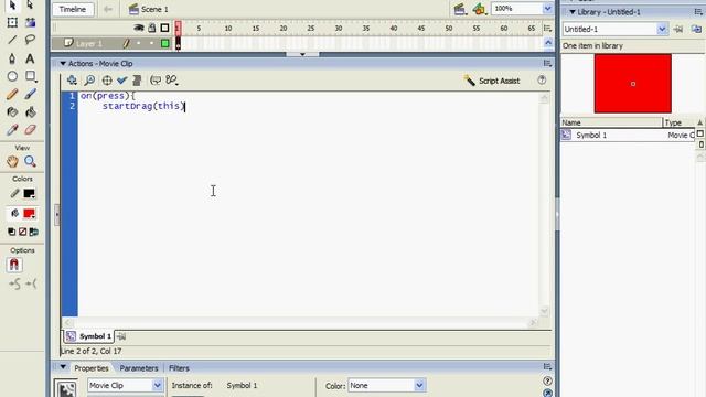 Macromedia Flash 8 - Drag Drop смотреть онлайн