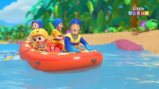 Swimming For The First Time | Kids Songs And Nursery Rhymes Little Angel