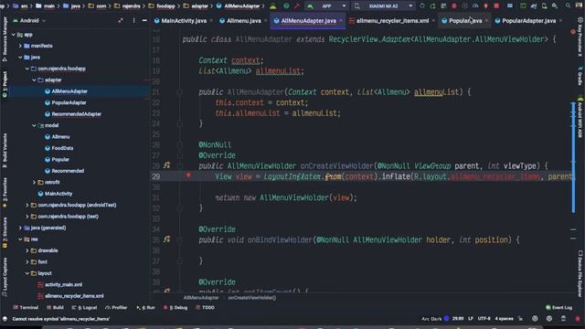 Food Ordering Android App | Android Studio Tutorial смотреть онлайн
