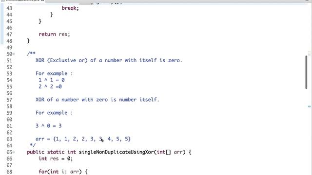 Find the Element that Appears Once in an Array | Programming Tutorials смотреть онлайн