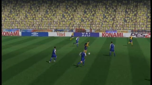 Pro Evolution Soccer 2 ... (PS2) Gameplay смотреть онлайн