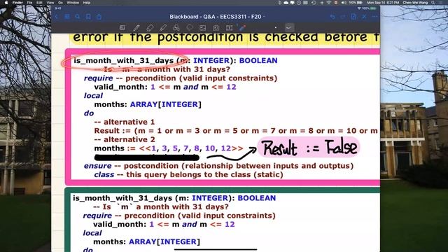 [HD] EECS3311 F20 - Q&A - W1 - Sep. 14 смотреть онлайн