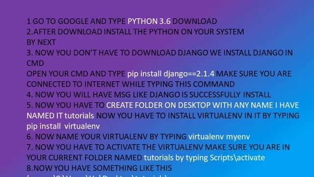 How to install django with virtualenv and pip on windows 10 смотреть онлайн