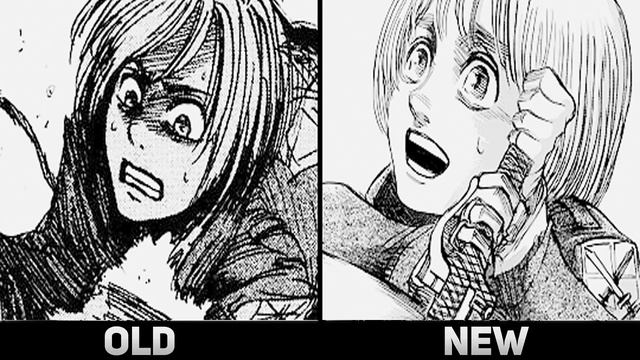 OLD vs NEW Art in the MANGA (Attack on titan) смотреть онлайн