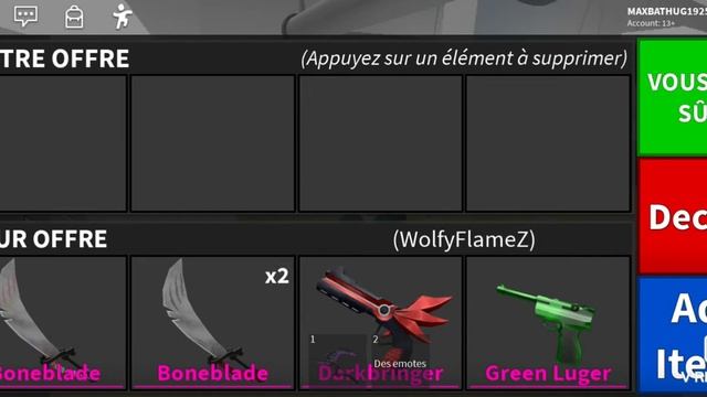 Trading *CHROMA SHARK* for Chroma boneblade + godlys !!! Roblox MM2 смотреть онлайн