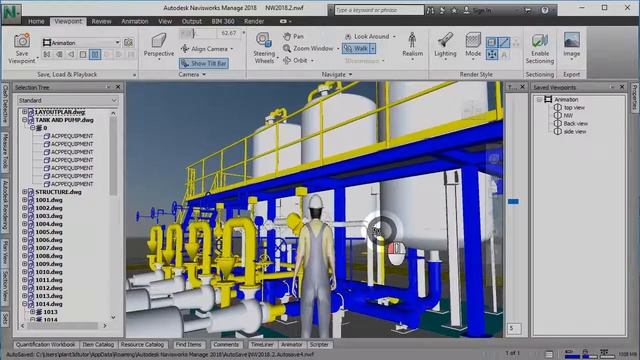 SAMPLE WALK AND FLY IN NAVISWORKS смотреть онлайн