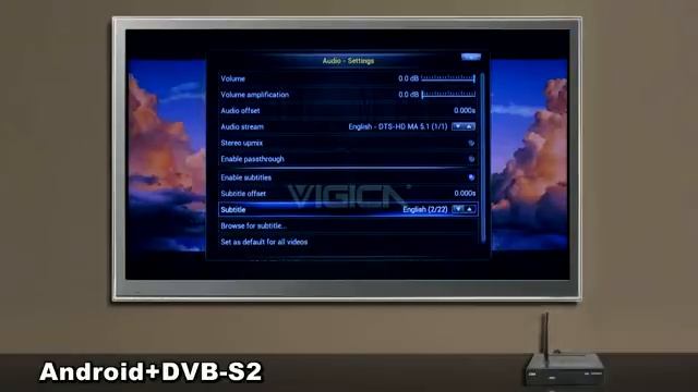 Android +DVB-S2 VIGICA C60 ,Amlogic 8726 AML8726-MX ,Android 4.2, support XBMC смотреть онлайн