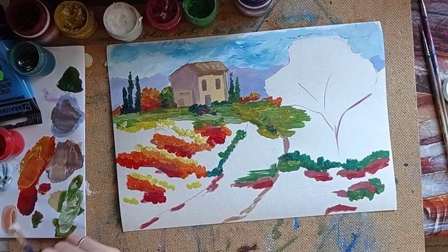 Перепачкайся краской, но пейзаж как импрессионисты напиши! смотреть онлайн