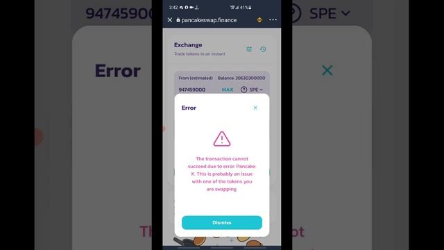 How to solve Error: Pancake K (Can't trade crypto on Pancakeswap!) смотреть онлайн