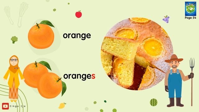 Page 54 | Unit 4 : Lunchtime (Super Minds Year 1) Fruit And Vegetables