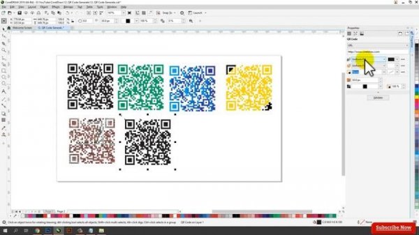 CorelDRAW Tutorial | How to Generate - QR Code | Free - QR Code Generator and Convert in CorelDRAW
