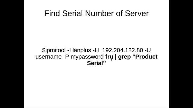 IPMItool How to View System Information смотреть онлайн