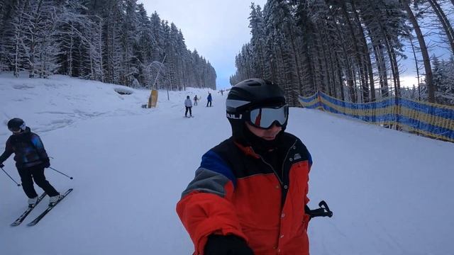 Буковель. Отличная погода, лыжи и кампания смотреть онлайн