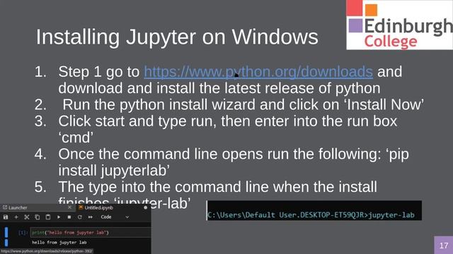 Data Science Topic 6 - Python for data science, pandas, pylot and installing Jupyterlab смотреть онлайн