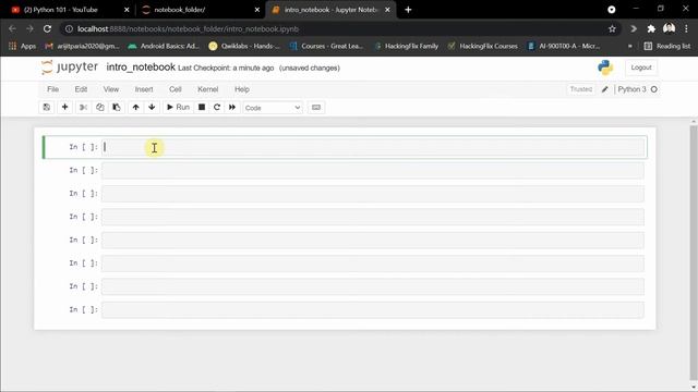 Introduction To JUPYTER NOTEBOOK | Setup and Basic Workflow | Python 101 Video #02 | TUTORIEX смотреть онлайн