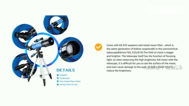 # AOMEKIE Telescopes for Astronomy Beginners 400mm Focal Length 70mm # JUST EXPERIENCE IT. смотреть онлайн