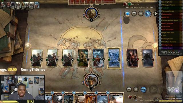 Wrothgar Forge Wabbajack Chaos Arena The Elder Scrolls Legends смотреть онлайн