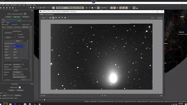 ПРЯМАЯ ТРАНСЛЯЦИЯ пролёта «Зеленой кометы» C/2022 E3 (ZTF) в максимальной близости к Земле