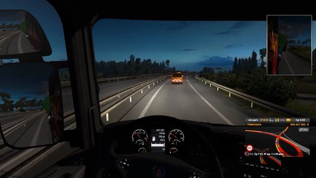 Euro Truck Simulator 2 - Негабаритный груз с сопровождением. смотреть онлайн