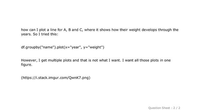 Pandas : How to plot multiple lines in one figure in Pandas Python based on data from multiple colu смотреть онлайн